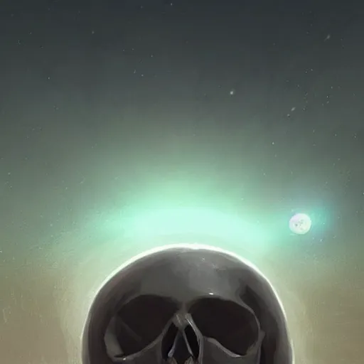 Image similar to a planet that looks like a skull, stars in the background, natural, ultra detail. digital painting, beautiful, concept art, ethereal, cinematic, epic, 8k, high detail, Artstation, illustration, Trending on Artstation, Artstation HQ, Artstation HD, deviant art, Pinterest, digital art,
