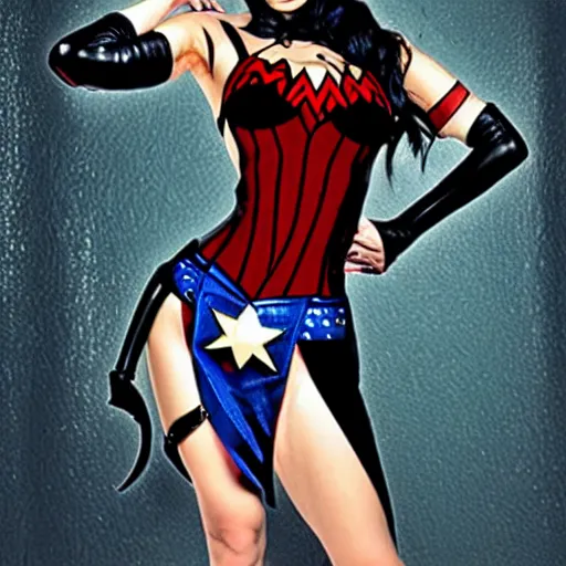 Image similar to Goth Wonder Woman