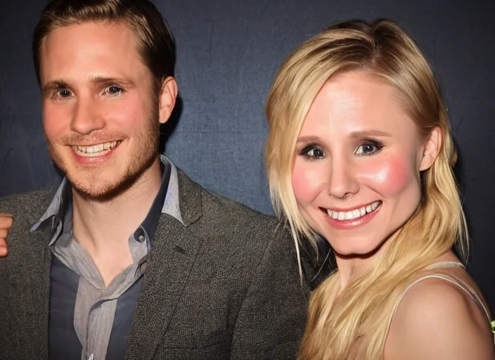 Image similar to first person point of view : a date with kristen bell