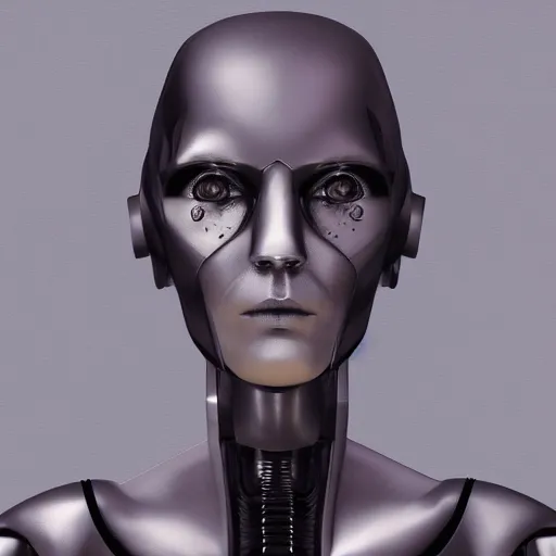 Prompt: dead robot woman high resolution future realism style