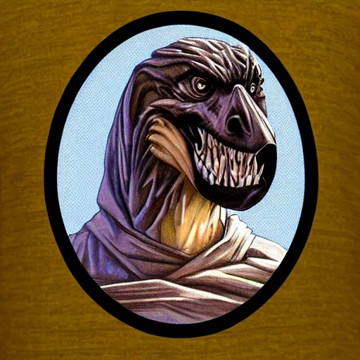 Image similar to raptor jesus