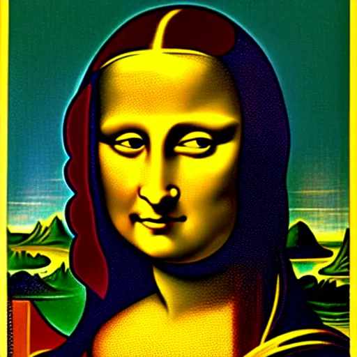 Image similar to graphic illustration, creative design, mona lisa as medusa, biopunk, francis bacon, highly detailed, hunter s thompson, concept art