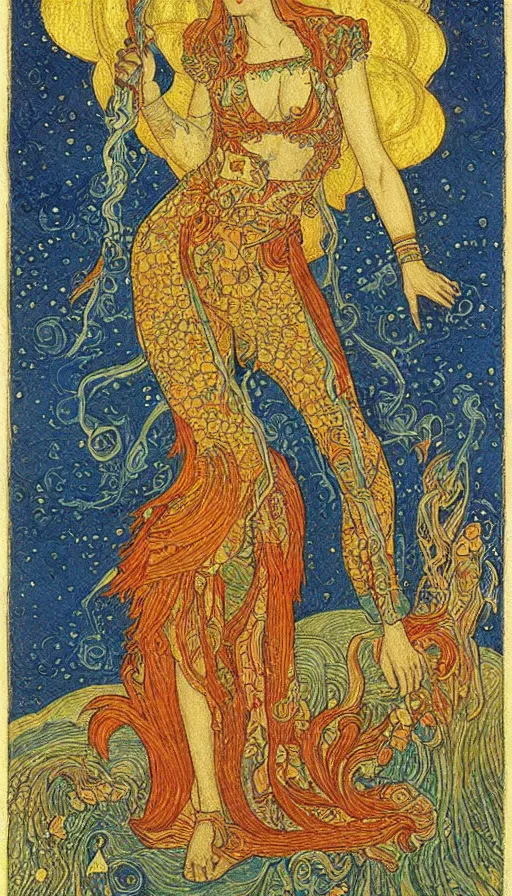 Image similar to rage, by ivan bilibin,