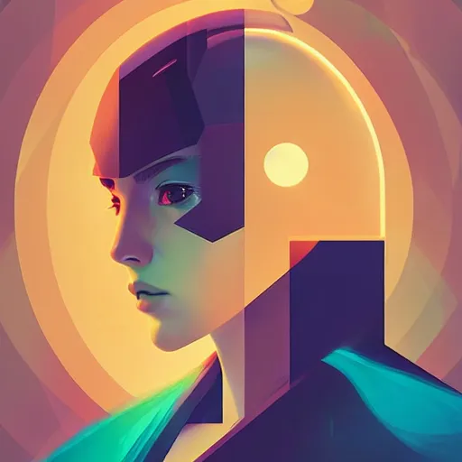 Image similar to portrait beautiful sci - fi girl, blade runner 2 0 4 9, futuristic metropolis, digital art, pop art by hsiao - ron cheng