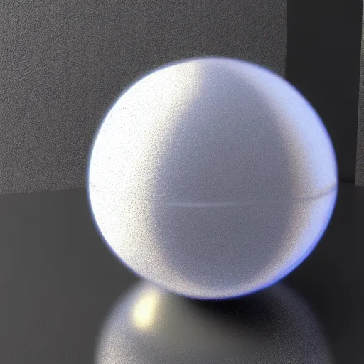 Prompt: A glowing ball in a mirror box, ray tracing, render, realistic, 3d