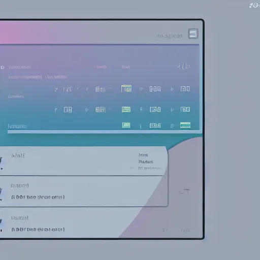 Image similar to serene minimalist desktop interface with a browser, a terminal slack and a calculator