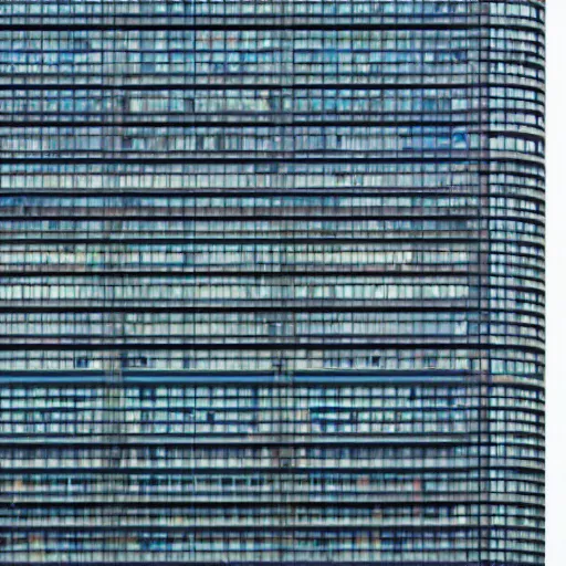 Image similar to a very tall building with lots of windows, a photo by andreas gursky, shutterstock contest winner, modular constructivism, constructivism, orthogonal, 1 9 9 0 s