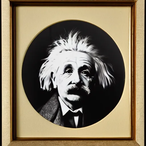 Prompt: detailed portrait of einstein having a smug expression, award winning, 4k, 8k, high detail