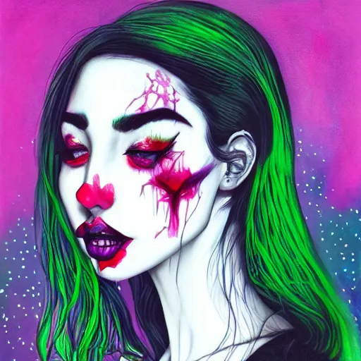 Prompt: photo of young woman by harumi hironaka