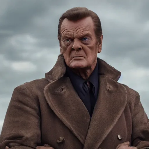 Prompt: artstation trending elden ring peter serafinowicz mod, now with roger moore and sean connery 8k