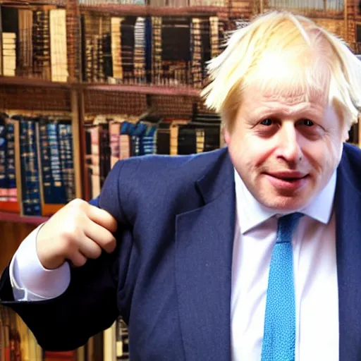 Image similar to boris johnson as a plush toy,