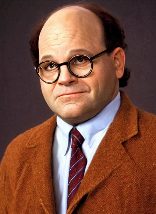 Image similar to George Costanza as the Doctor from Doctor Who