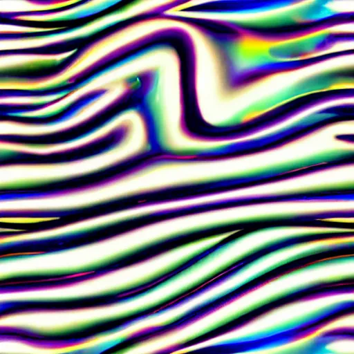 Image similar to iridescent pattern, clean, smooth