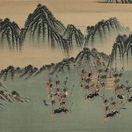 Prompt: the Chinese ancient painting of Provo I,by emperor Huizong of Song