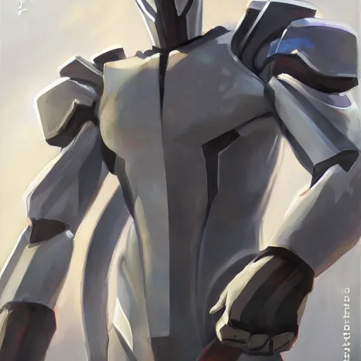 Image similar to greg manchess portrait painting of armored spiderman ultraman grey fox from metal gear cyborg japanese - american hybrid as overwatch character, medium shot, asymmetrical, profile picture, organic painting, sunny day, matte painting, bold shapes, hard edges, street art, trending on artstation, by huang guangjian and ail elvgren and sachin teng