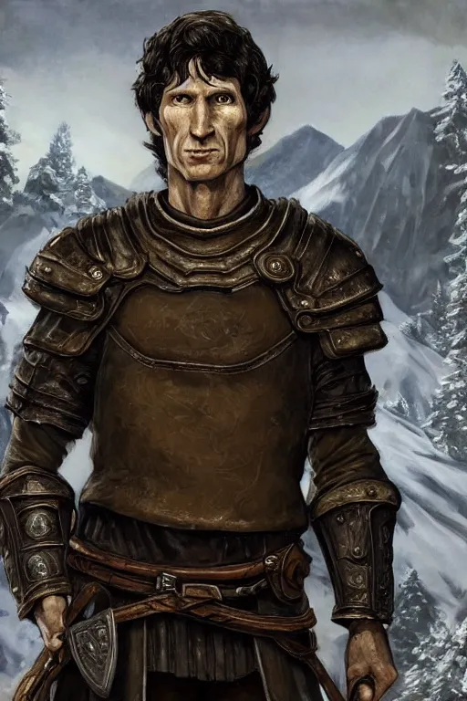 Image similar to Portrait of Todd Howard skyrim