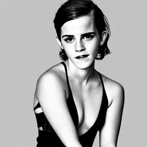 Prompt: Emma Watson pin-up style