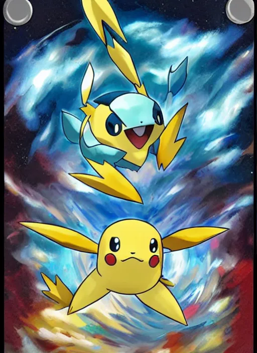 Image similar to a single pokemon card art from the year 6 0 0 award winning art