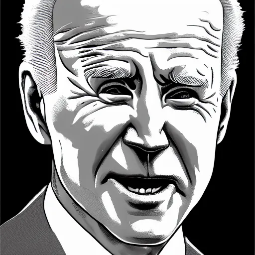 Image similar to Joe Biden in the style of junji ito, 4k resolution, 8k resolution, HD Quality, highly detailed, very detailed, detailed, studio quality lighting, digital art, trending on Artstation, in the style of junji ito