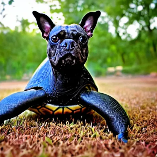 Image similar to a turtle - dog - hybrid, animal photography