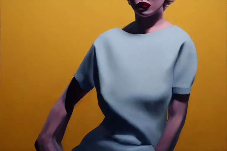 Image similar to portrait of merlyn monroe artwork by tim eitel