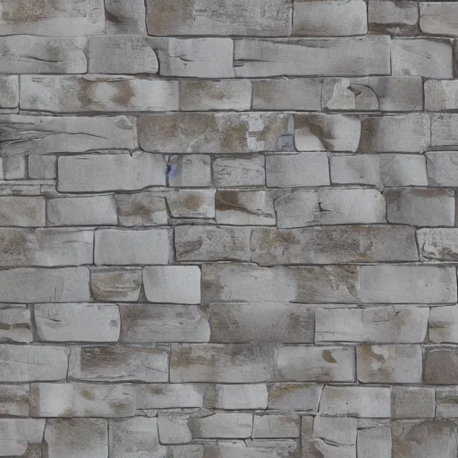 Image similar to a painterly stylized stone cladding texture