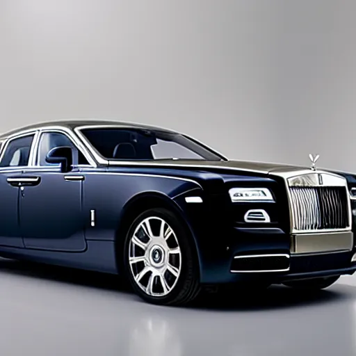 Image similar to a rolls royce in a studio, studio lighting