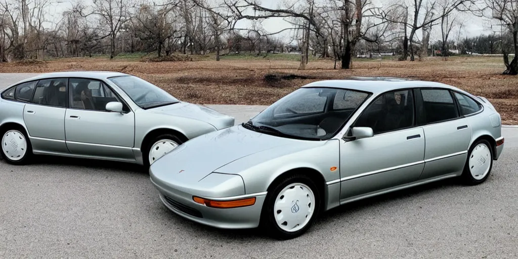 Image similar to “1990s Tesla Model 3”