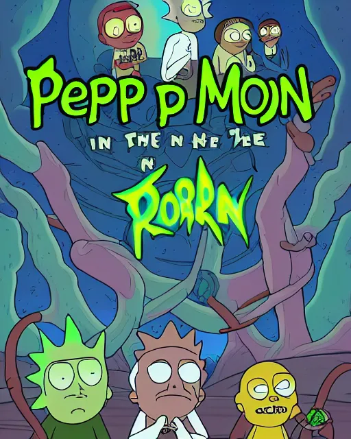 Image similar to pepemon in the style of justin roiland, cinematic lighting, style of rick & morty, photographic, photography. by justin roiland