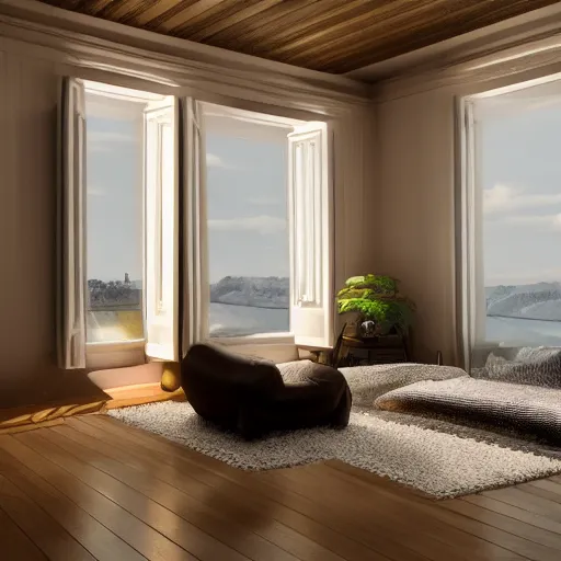 Image similar to a photo of a cosy relaxing room, ambient light, whirlpool inside, relaxing atmosphere, ultra realistic details, trending on artstation, 8 k