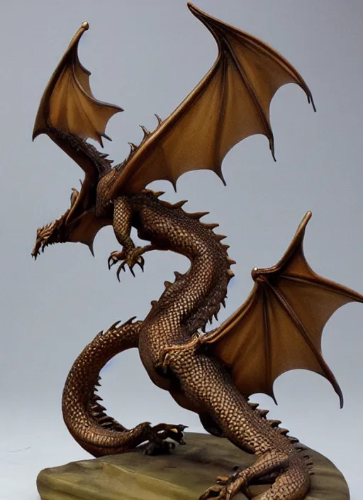 Image similar to 80mm, resin detailed model figure of dragon bronze