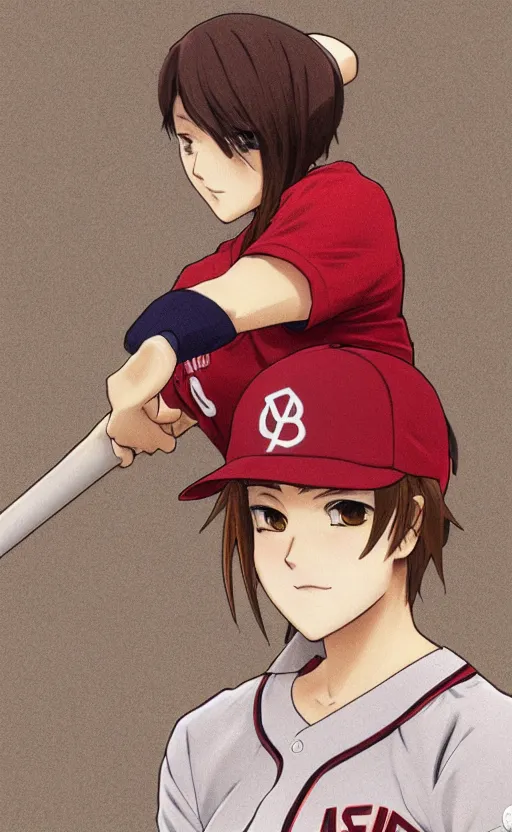 Prompt: anime style, female baseball player, red sport clothing, launching a straight ball, brown short hair, hair down, symmetrical facial features, from arknights, hyper realistic, rule of thirds, extreme detail, 4 k drawing, safebooru, realistic lighting, by alphonse mucha, greg rutkowski, sharp focus, backlit