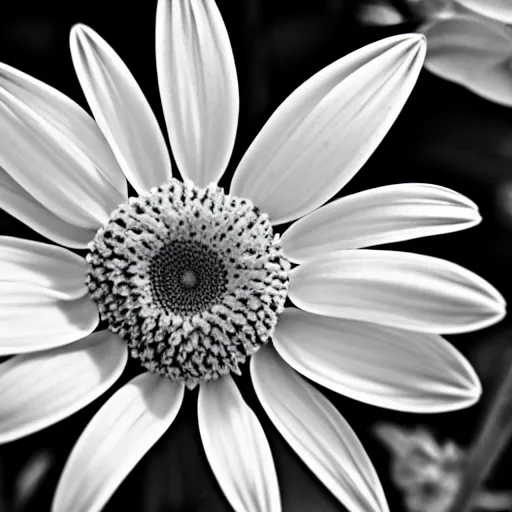 Image similar to a flower in infrared