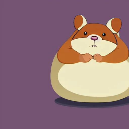 Image similar to fat anthropomorphic hamster furry, cartoon