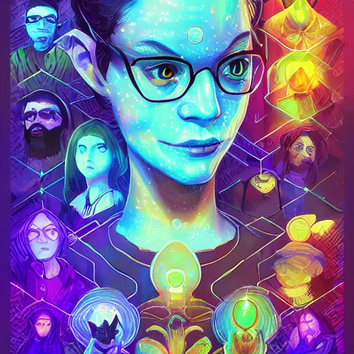 Image similar to skill magic geek inside matrix deepdream radiating a glowing aura stuff loot legends stylized digital illustration video game icon artstation lois van baarle, ilya kuvshinov, rossdraws,