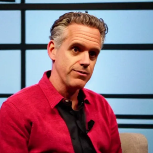 Prompt: jordan peterson as a pregnant facebook emoji icon