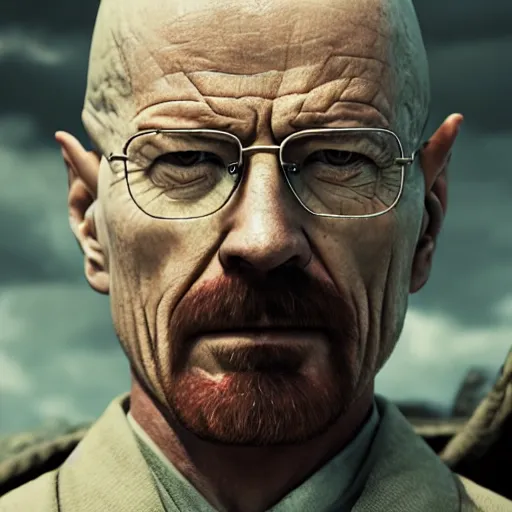 Prompt: walter white in ghost of tsushima, highly detailed, 8k, cinematic, octane render, cgi, dramatic lighting,