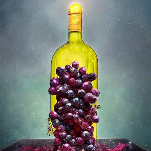 Image similar to a wine elemental