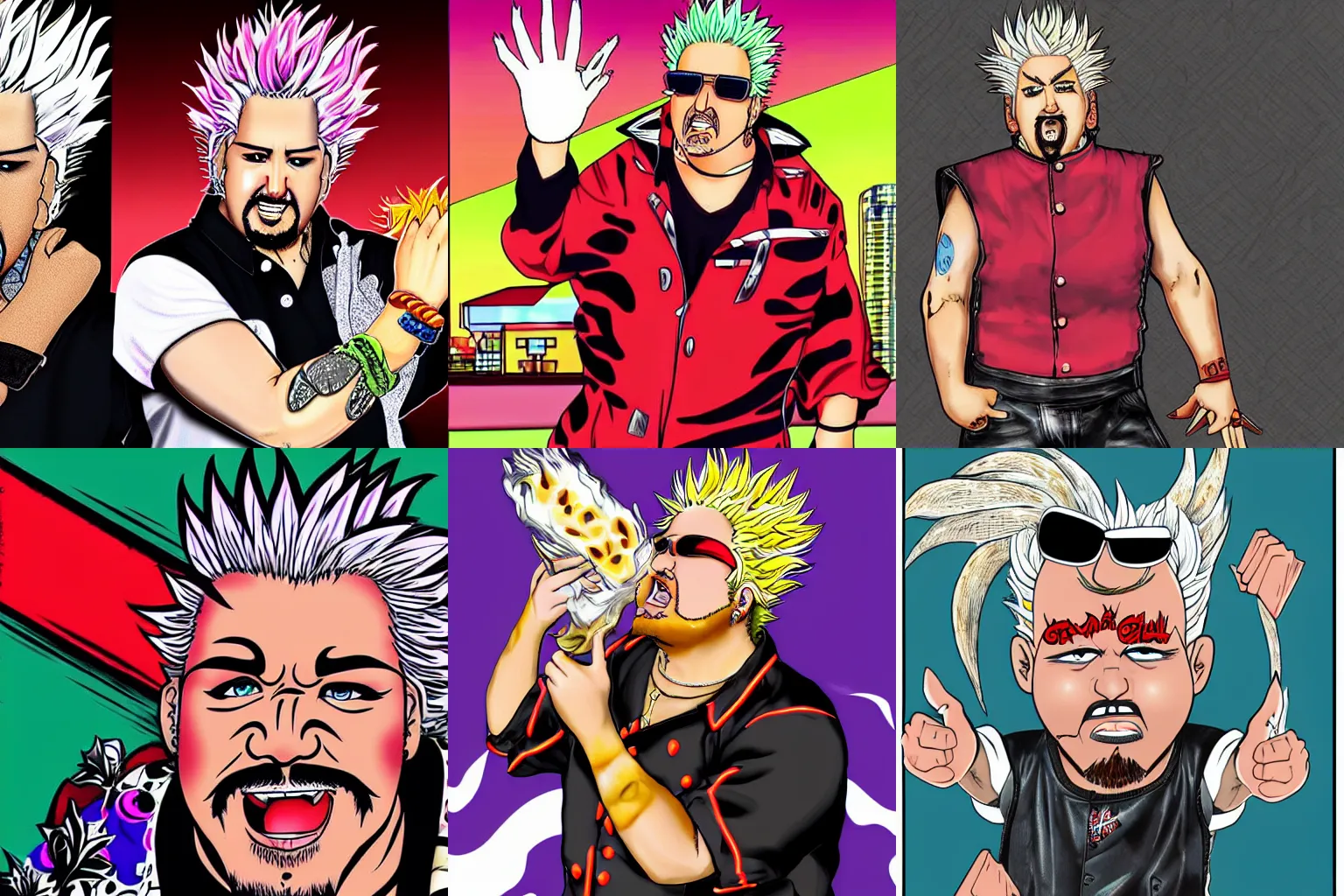 Anime guy fieri