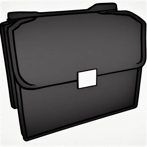 Image similar to 3d icon of a briefcase for web design