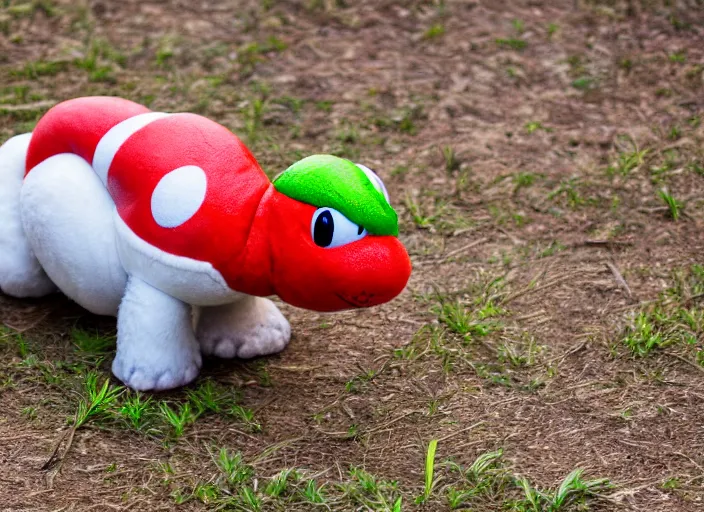 Image similar to national geographic wildlife photo of real life yoshi yoshi in real life in the wild, 8 k, 8 5 mm f 5. 6