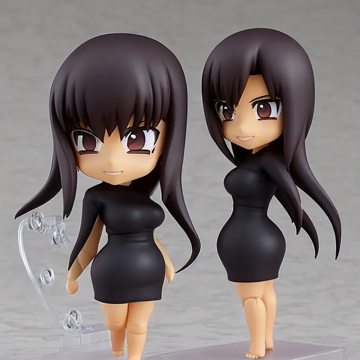 Image similar to kim kardashian, an anime nendoroid of kim kardashian, figurine, detailed product photo