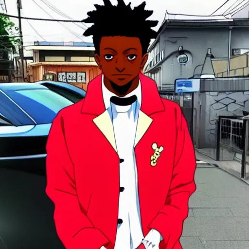 Image similar to 2 1 savage as anime character, kyoto animation, magical