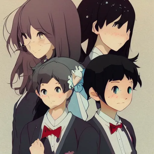 Image similar to a mouse teacher, illustration concept art anime key visual trending pixiv fanbox by wlop and greg rutkowski and makoto shinkai and studio ghibli and kyoto animation symmetrical facial features