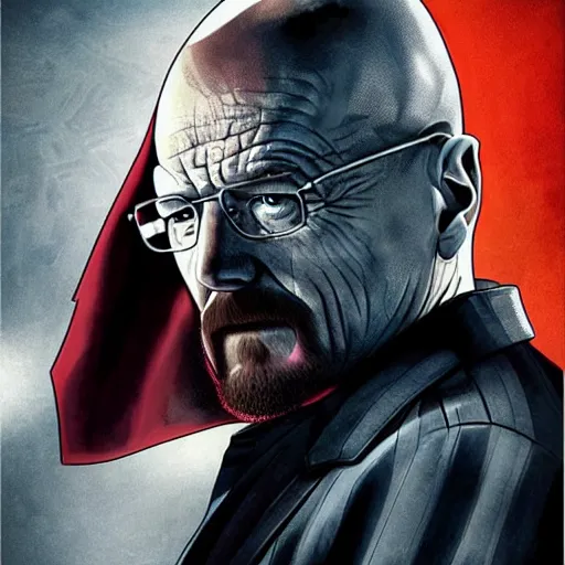 Image similar to walter white joins the avengers, promo poster, movie poster