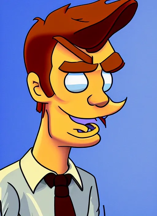 Image similar to philip j. fry photograph dslr photorealistic studio lighting ektachrome detailed intricate face detail