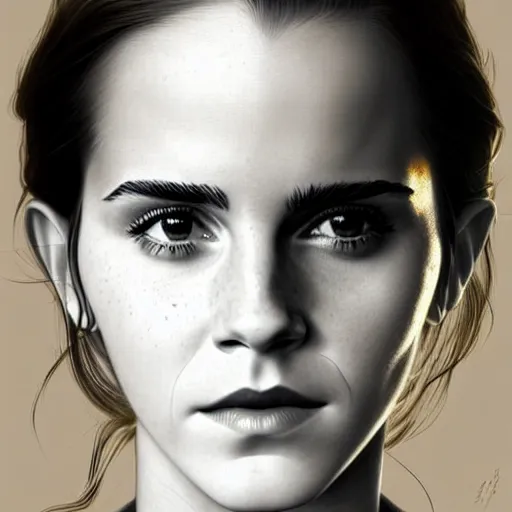 Image similar to beautiful detailed picture of emma watson as a star fleet officer from star trek next generation, radiant light, art nouveau, intricate, elegant, highly detailed, symmetrical face, my rendition, digital painting, artstation, concept art, smooth, sharp focus, illustration, art by artgerm and greg rutkowski and alphonse mucha