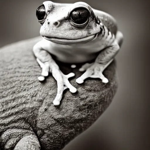 Image similar to a portrait photo of dog frog rabbit gecko, award winning photography, 5 0 mm