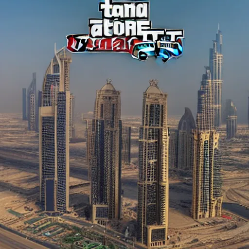 Image similar to gta : dubai by gunther von hagen