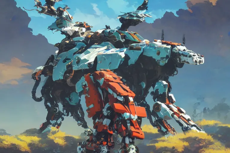 Image similar to sunwing machine mecha animal beast robot of horizon forbidden west horizon zero dawn bioluminiscence, behance hd by jesper ejsing, by rhads, makoto shinkai and lois van baarle, ilya kuvshinov, rossdraws global illumination